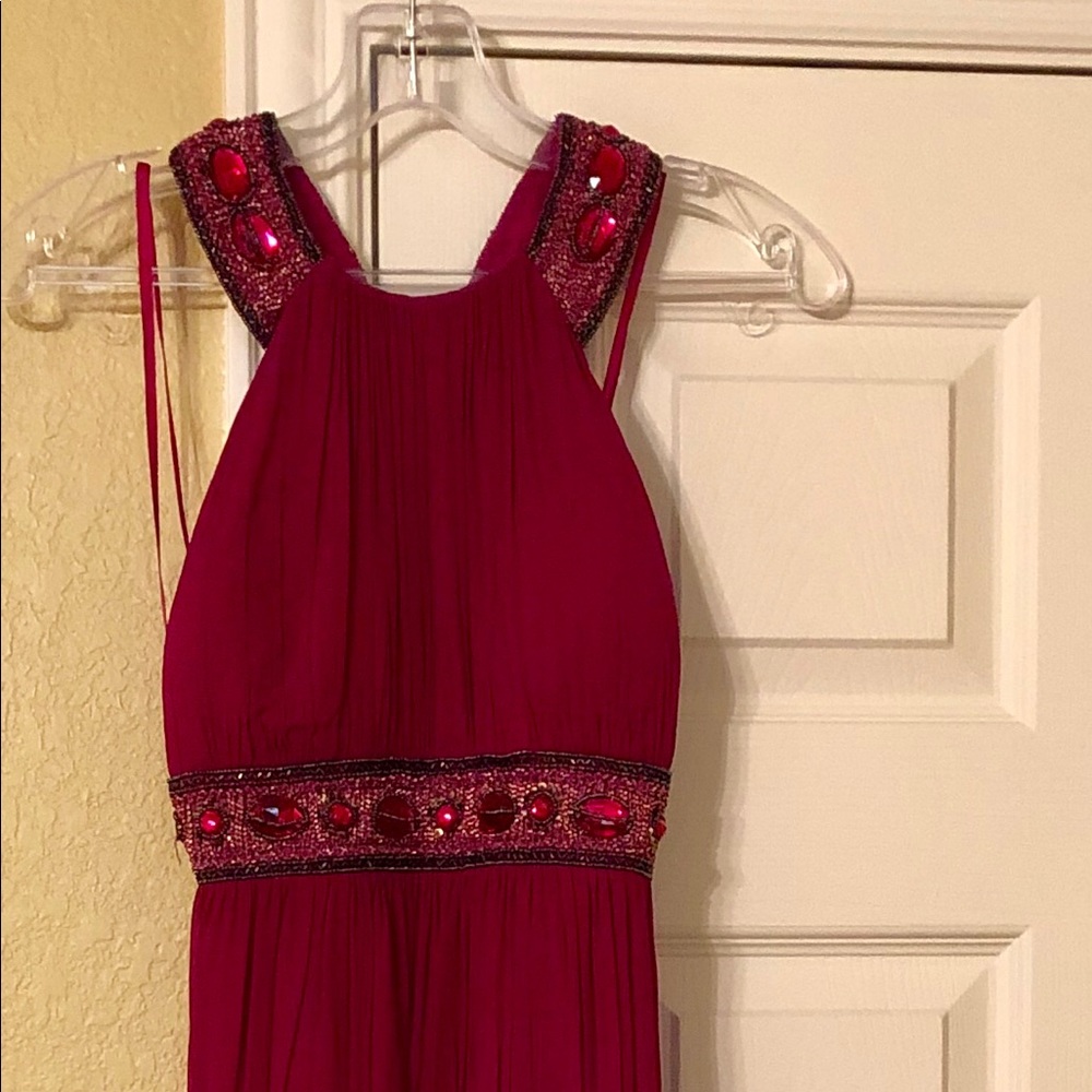 Magenta Evening Gown